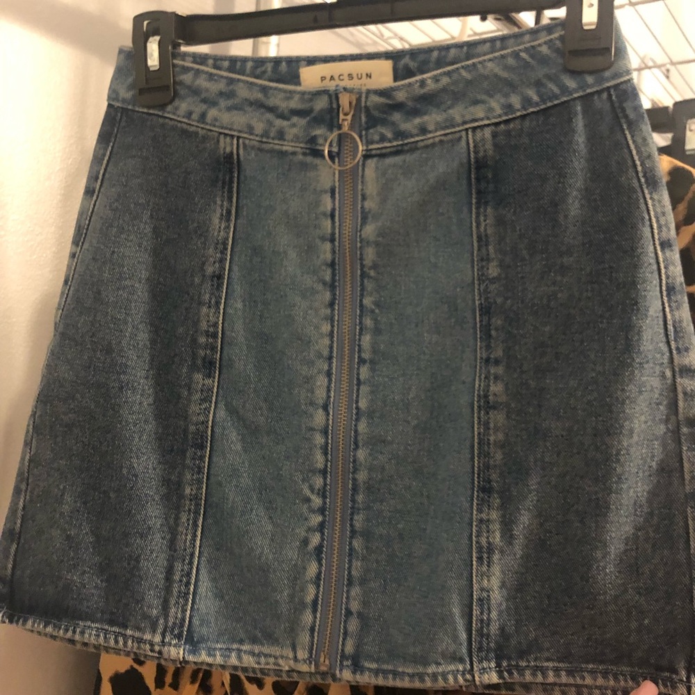 Trendy pacsun denim skirt